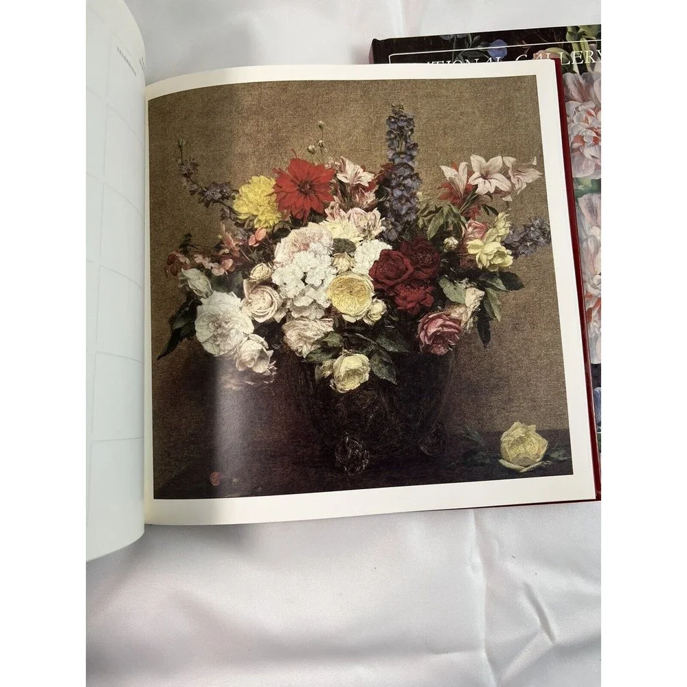3 of VTG National Gallery Fruit & Flowers Address Book Retro 8” Hardcover London